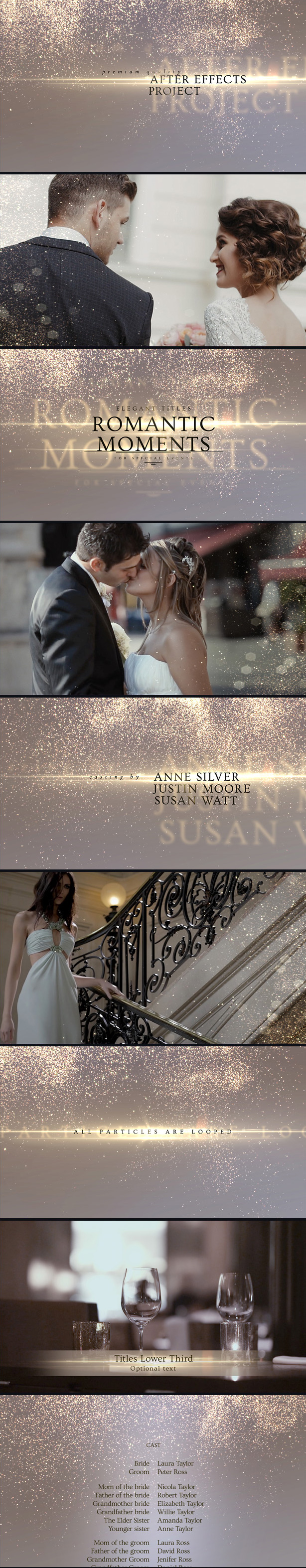 Romantic Titles After Effects Video Template