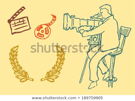 filmmaking-vector-hand-drawn-outlines-45